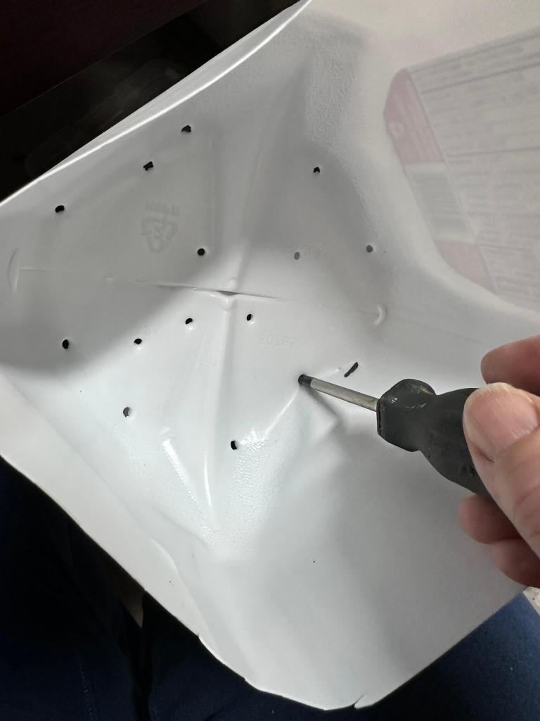 Winter sowing drainage holes